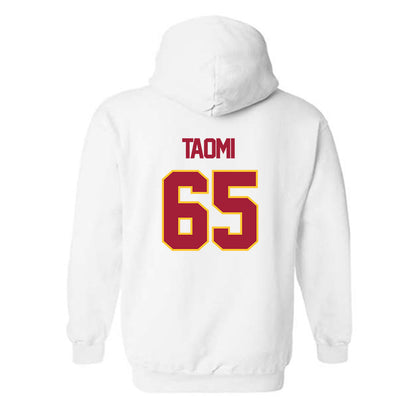 USC - NCAA Football : Erwin Taomi - Sports Shersey Hooded Sweatshirt-1