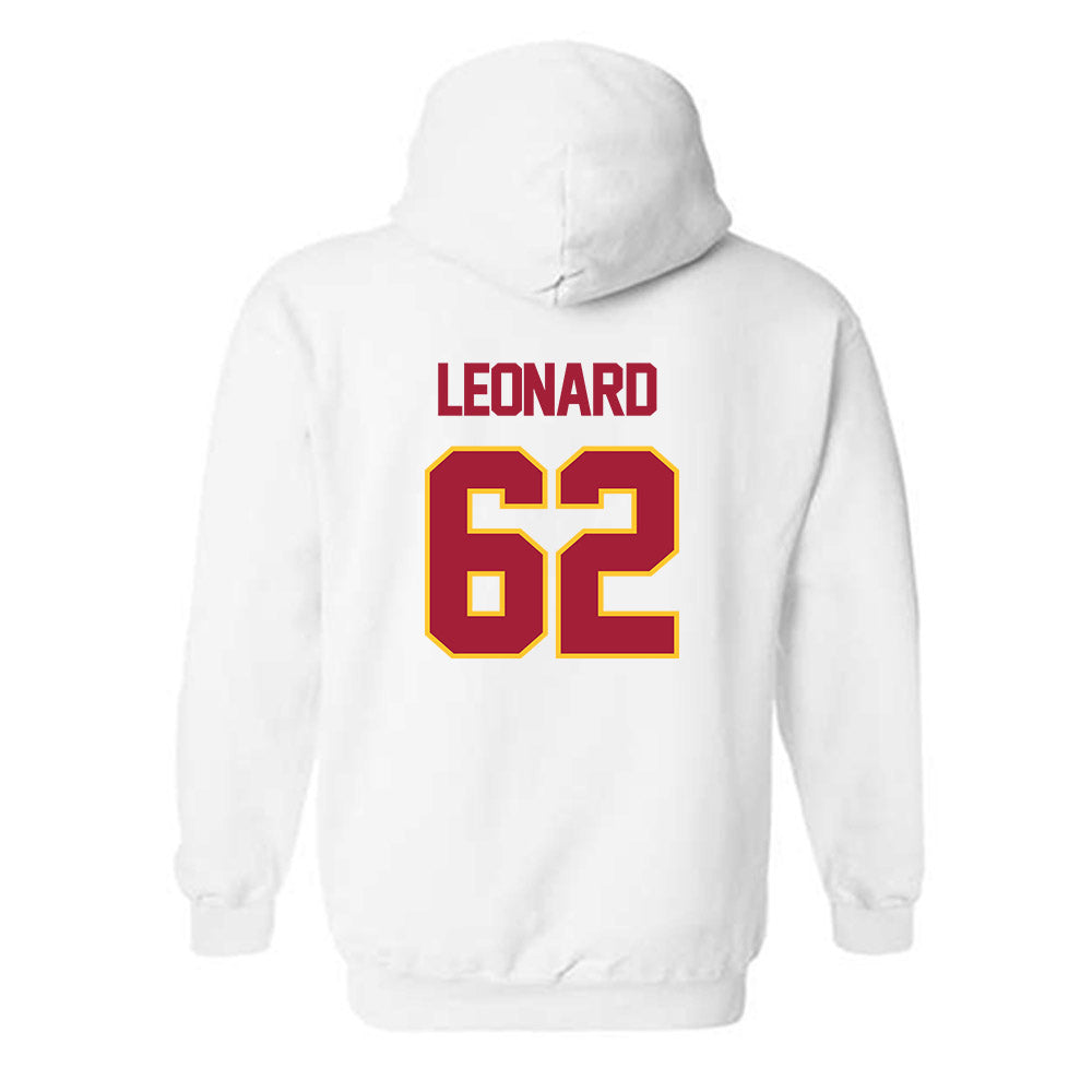 USC - NCAA Football : Travis Leonard - Sports Shersey Hooded Sweatshirt-1