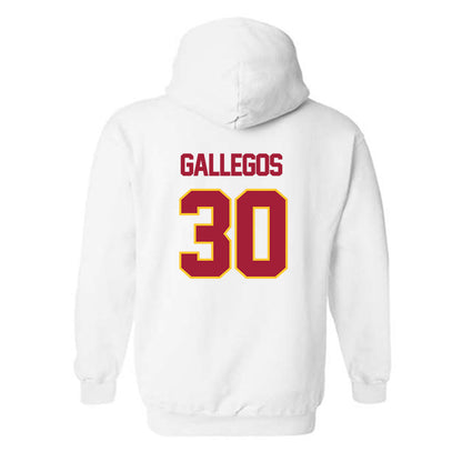 USC - NCAA Football : Marquis Gallegos - Sports Shersey Hooded Sweatshirt-1