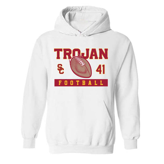 USC - NCAA Football : Cian McKelvey - Sports Shersey Hooded Sweatshirt-0
