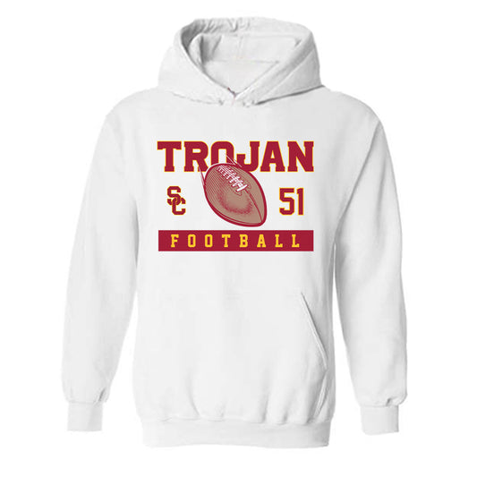 USC - NCAA Football : Ryan Quintanar - Sports Shersey Hooded Sweatshirt-0