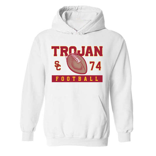 USC - NCAA Football : Justin Tauanuu - Sports Shersey Hooded Sweatshirt-0
