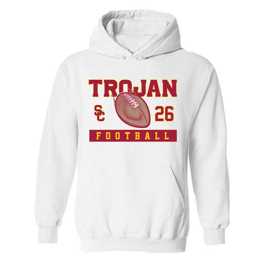 USC - NCAA Football : Dylan Gebbia - Sports Shersey Hooded Sweatshirt-0