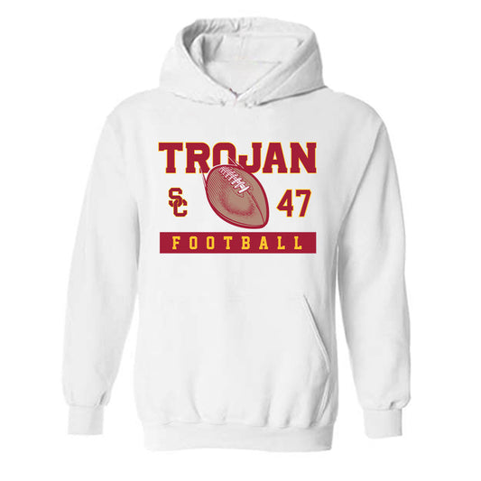 USC - NCAA Football : Devin McDonough - Sports Shersey Hooded Sweatshirt-0