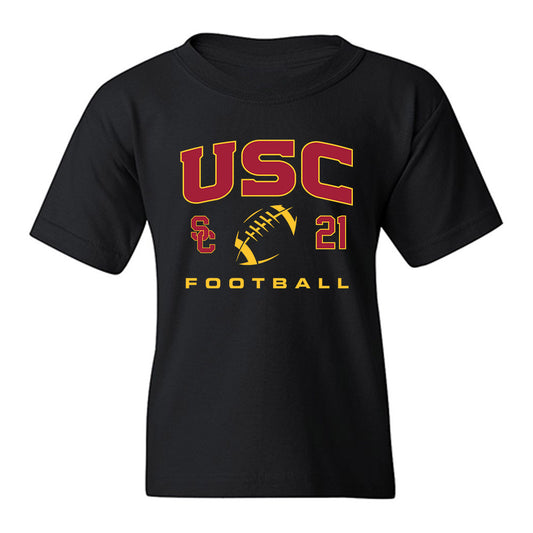 USC - NCAA Football : Trestin Castro - Sports Shersey Youth T-Shirt-0