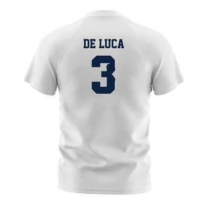 Samford - NCAA Women's Soccer : Samantha De Luca - White Soccer Jersey