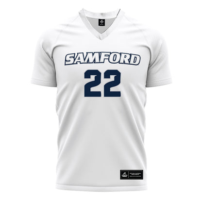 Samford - NCAA Women's Soccer : Brooklyn Miller - White Soccer Jersey