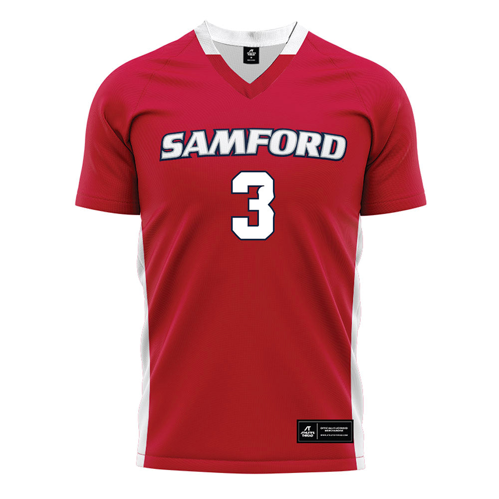 Samford - NCAA Women's Soccer : Samantha De Luca - Red Soccer Jersey