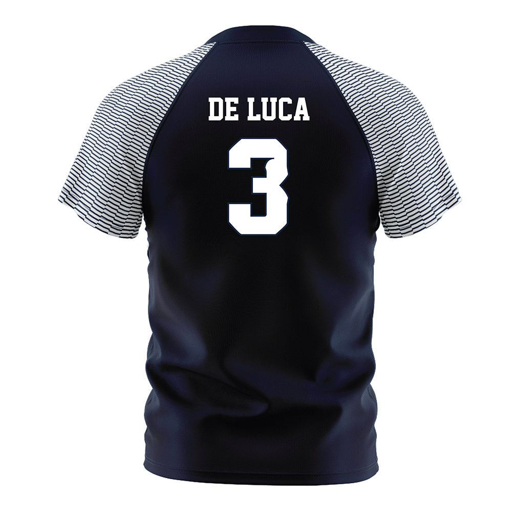 Samford - NCAA Women's Soccer : Samantha De Luca - Navy Soccer Jersey