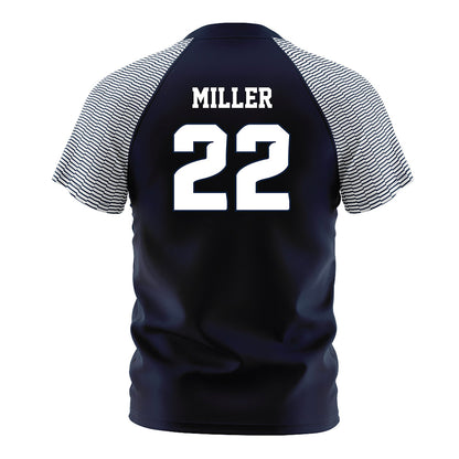 Samford - NCAA Women's Soccer : Brooklyn Miller - Navy Soccer Jersey