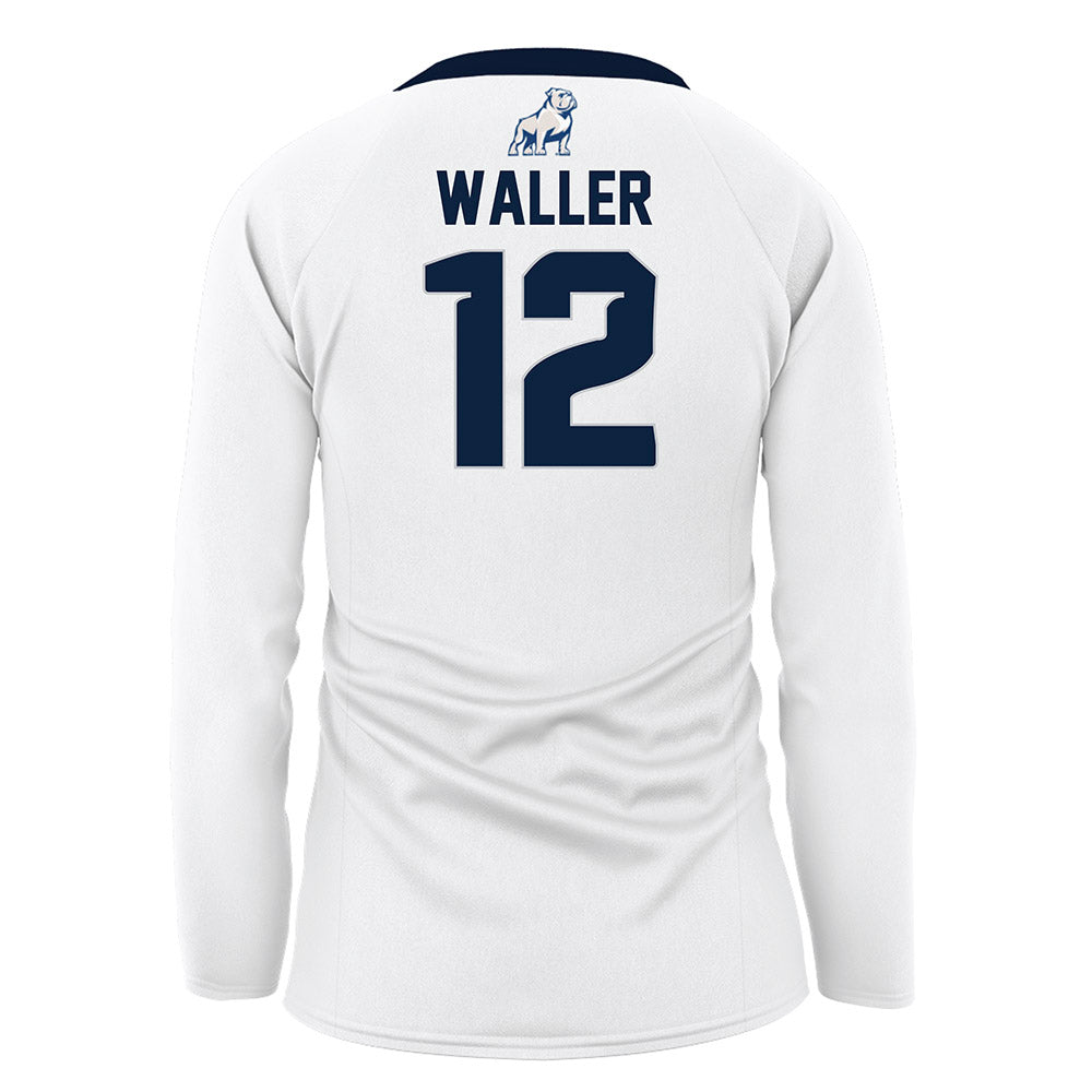 Samford - NCAA Women's Volleyball : Sydney Waller - White Volleyball Jersey-1