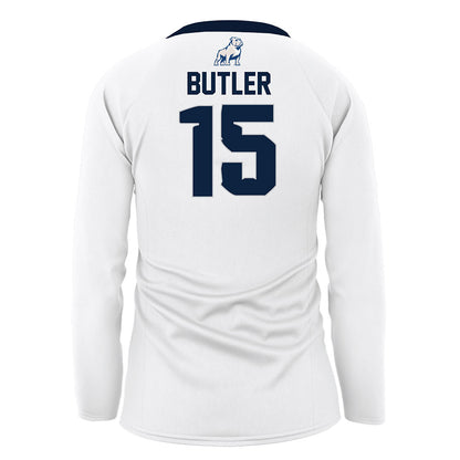 Samford - NCAA Women's Volleyball : Gracie Lynn Butler - White Volleyball Jersey