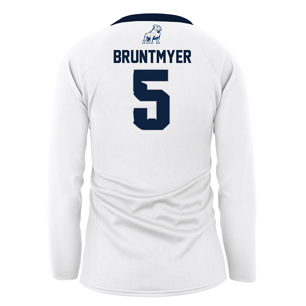 Samford - NCAA Women's Volleyball : Shea Bruntmyer - White Volleyball Jersey-1