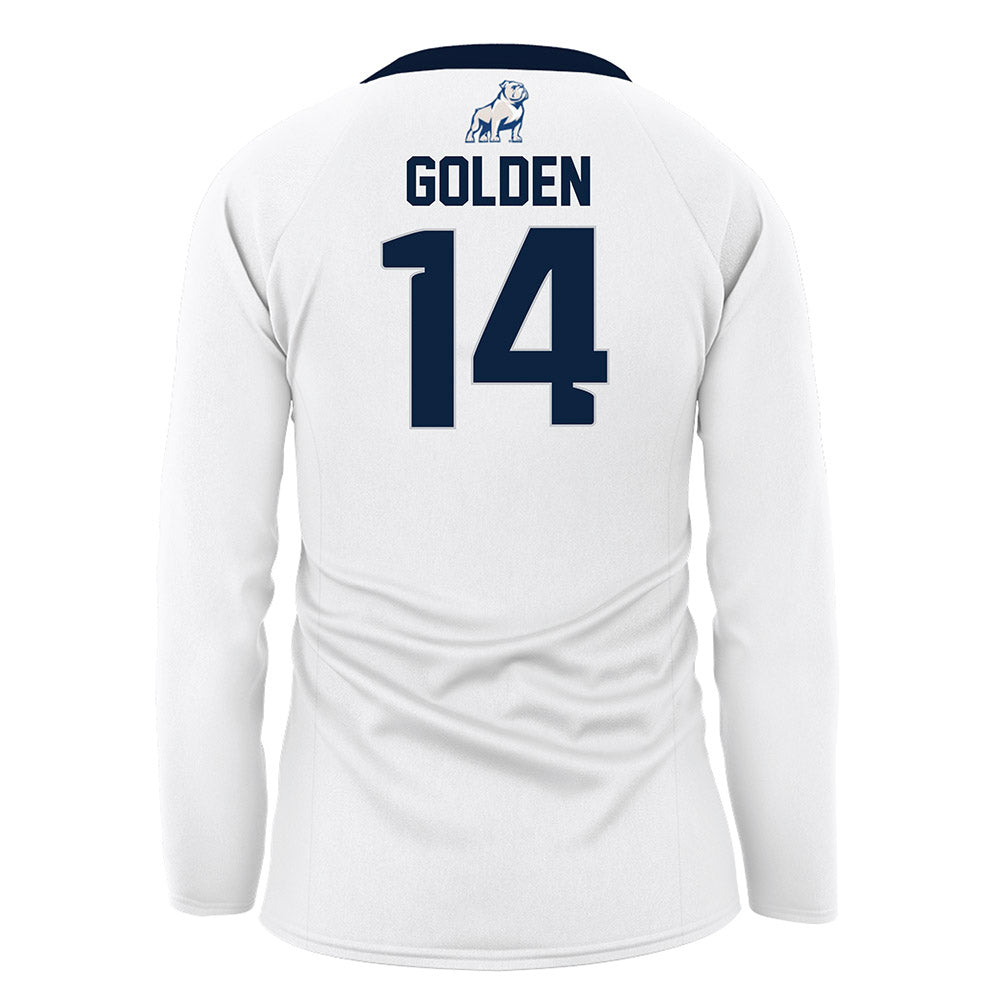 Samford - NCAA Women's Volleyball : Greer Golden - White Volleyball Jersey