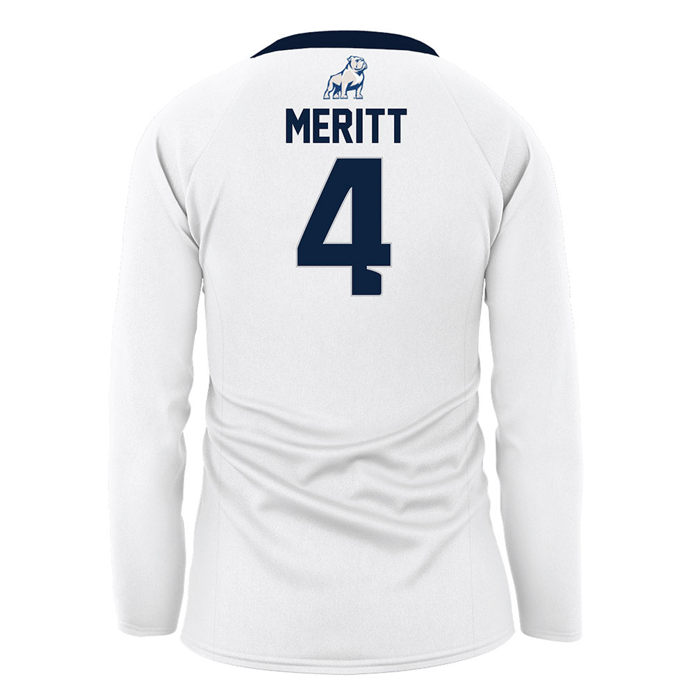 Samford - NCAA Women's Volleyball : Kaleigh Meritt - White Volleyball Jersey