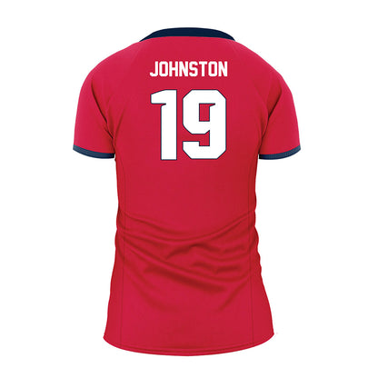 Samford - NCAA Women's Volleyball : Amelia Johnston - Red Volleyball Jersey