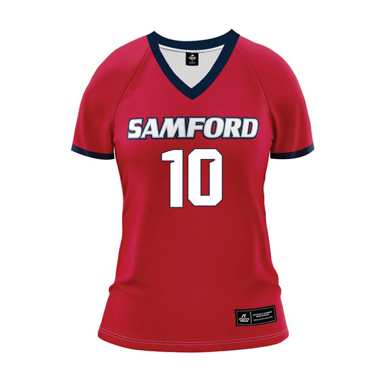 Samford - NCAA Women's Volleyball : Kate Wonus - Red Volleyball Jersey