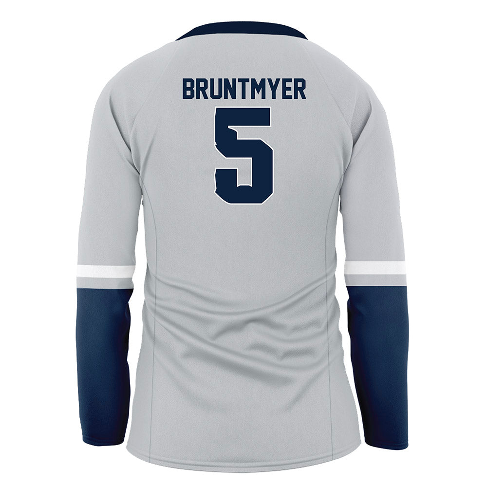 Samford - NCAA Women's Volleyball : Shea Bruntmyer - Grey Volleyball Jersey-1