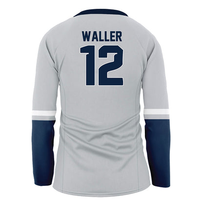 Samford - NCAA Women's Volleyball : Sydney Waller - Grey Volleyball Jersey-1