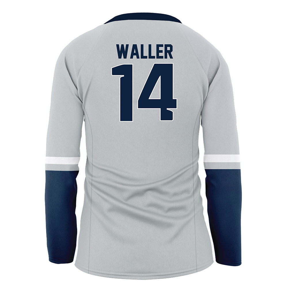 Samford - NCAA Women's Volleyball : Sydney Waller - Grey Volleyball Jersey-1