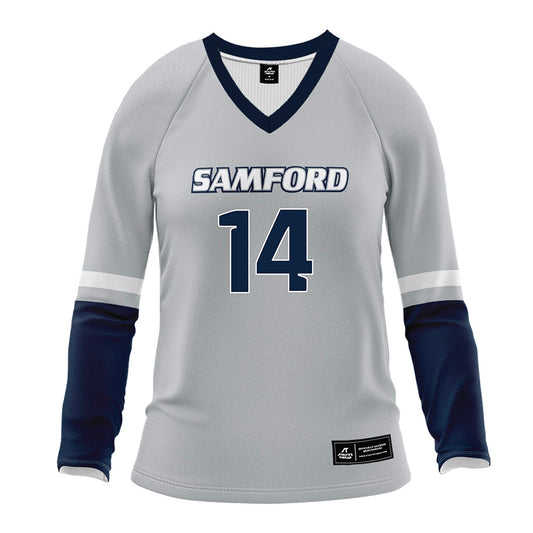 Samford - NCAA Women's Volleyball : Greer Golden - Grey Volleyball Jersey