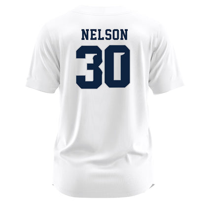Samford - NCAA Softball : Ella Nelson - White Jersey-1