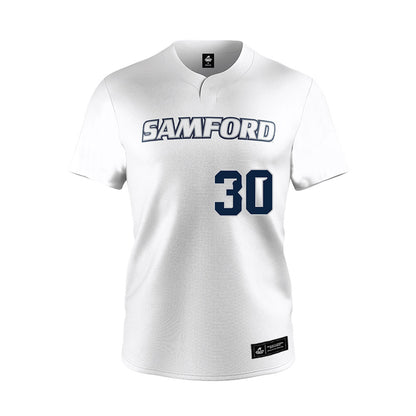 Samford - NCAA Softball : Ella Nelson - White Jersey-0