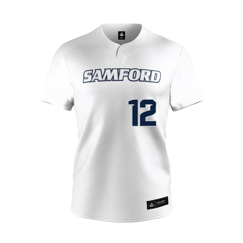 Samford - NCAA Softball : Shannon Weems - White Jersey