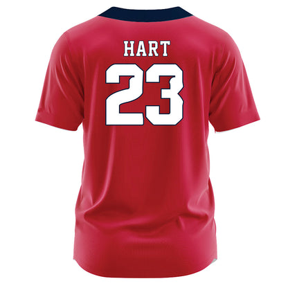 Samford - NCAA Softball : Katie Hart - Red Jersey-1