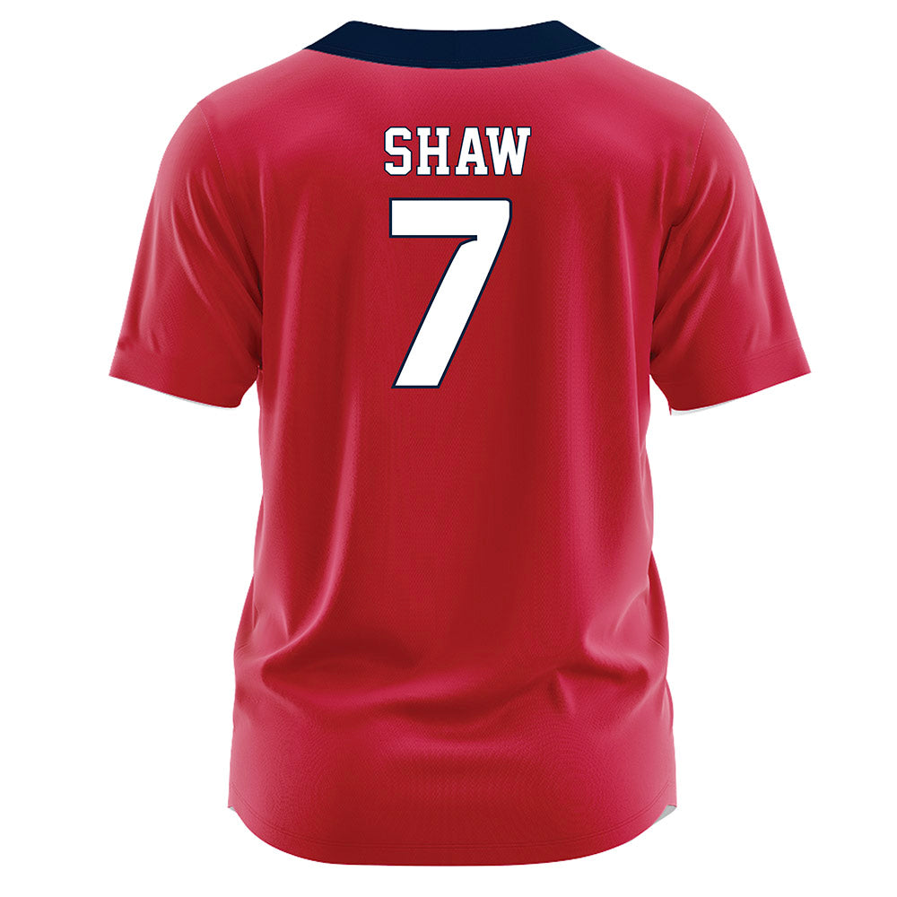 Samford - NCAA Softball : Olivia Shaw - Red Jersey-1