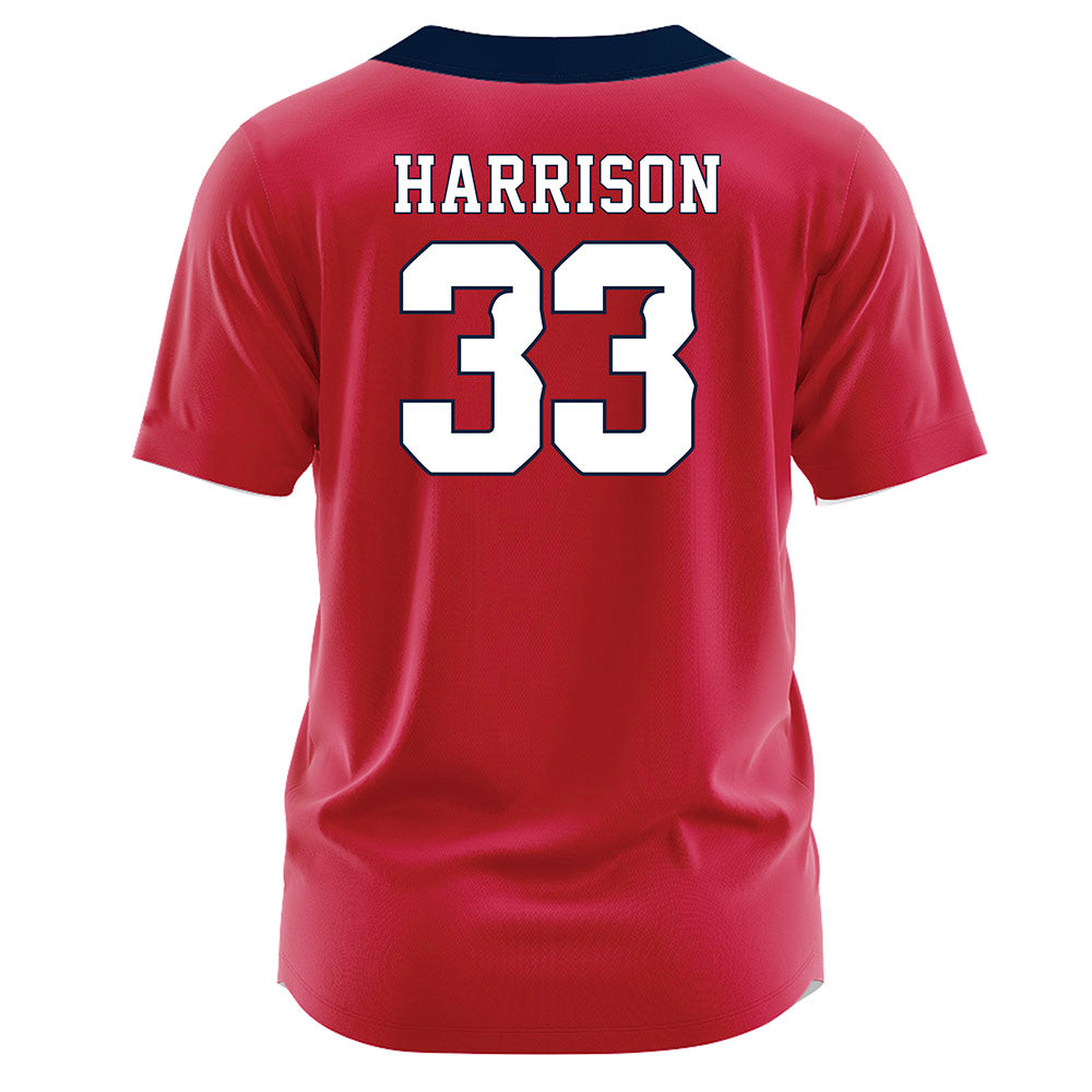 Samford - NCAA Softball : Kayden Harrison - Red Jersey-1