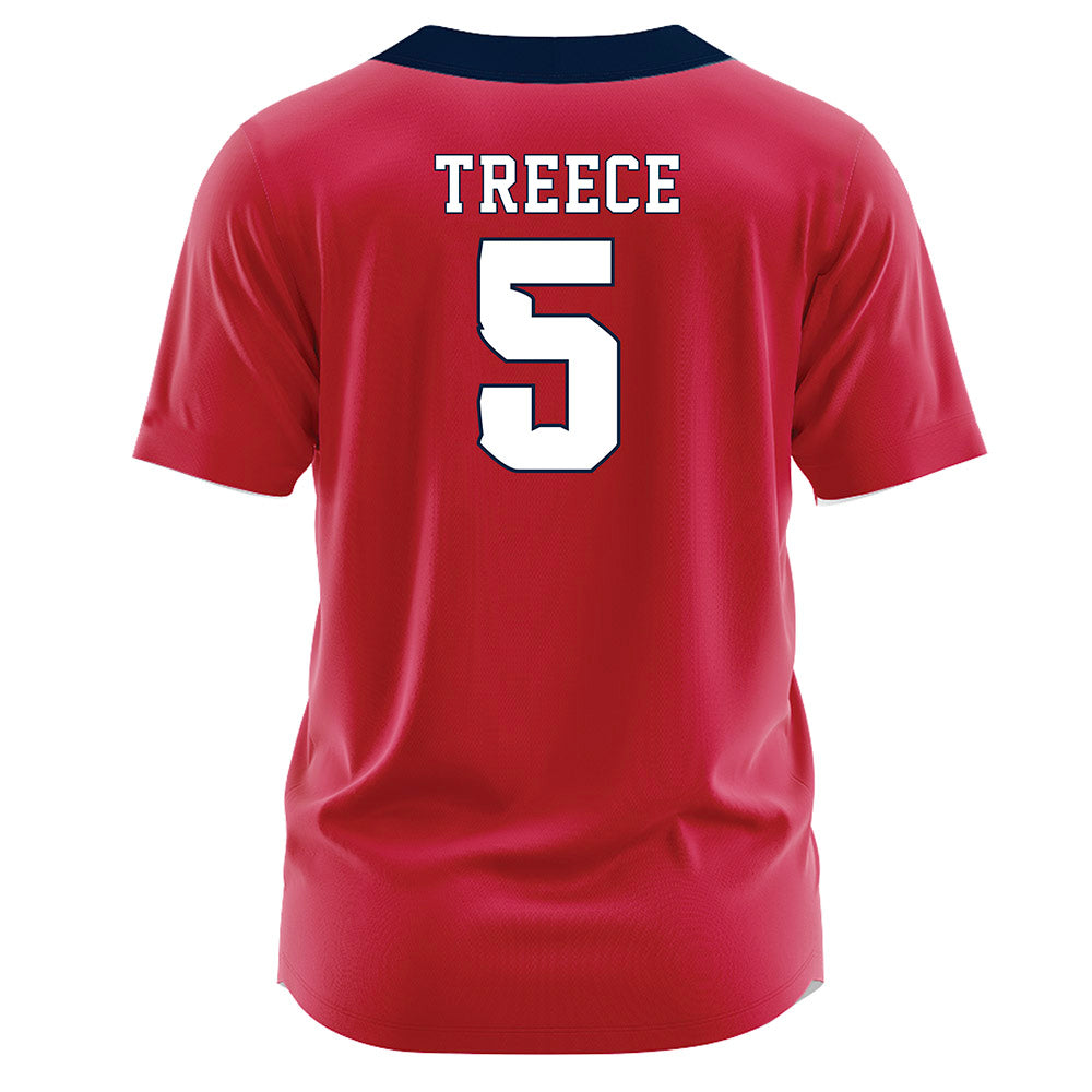 Samford - NCAA Softball : Olivia Treece - Red Jersey-1