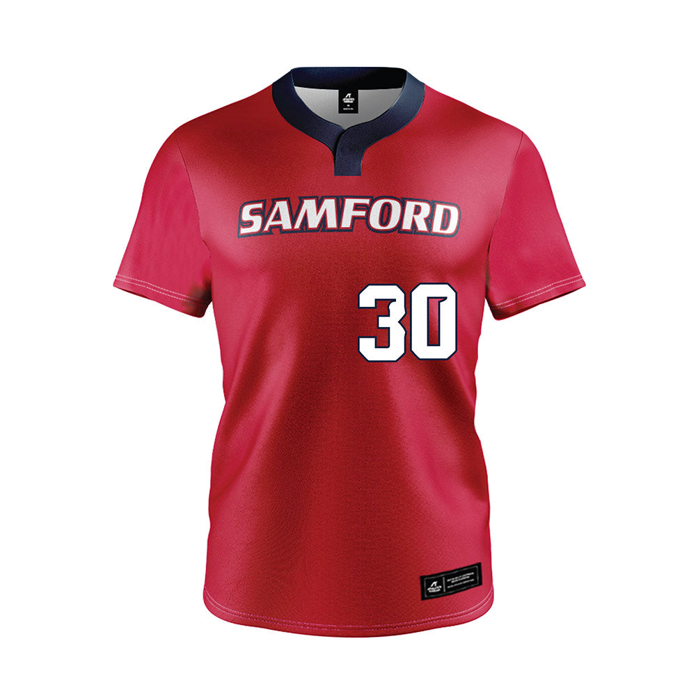 Samford - NCAA Softball : Ella Nelson - Red Jersey-0