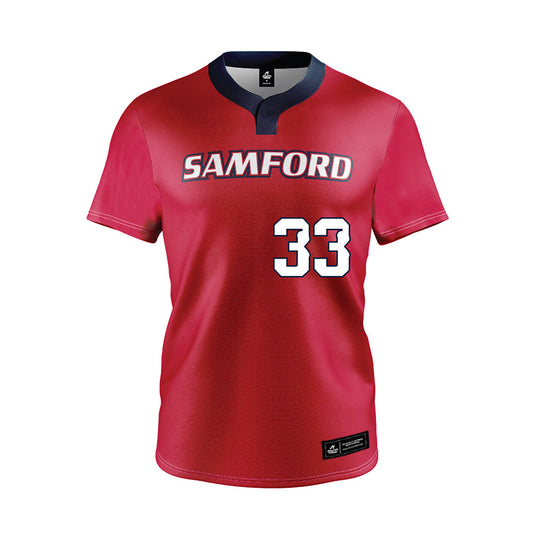 Samford - NCAA Softball : Kayden Harrison - Red Jersey-0