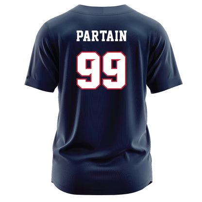 Samford - NCAA Softball : Jordyn Partain - Navy Jersey