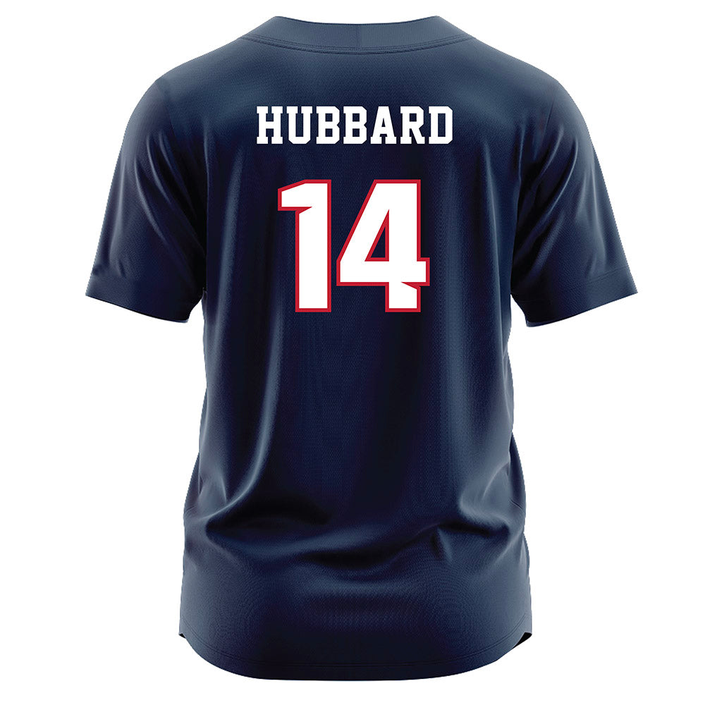 Samford - NCAA Softball : Joi Hubbard - Navy Jersey-1