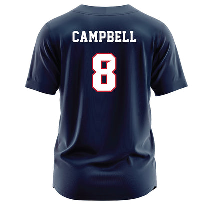 Samford - NCAA Softball : Katie Campbell - Navy Jersey