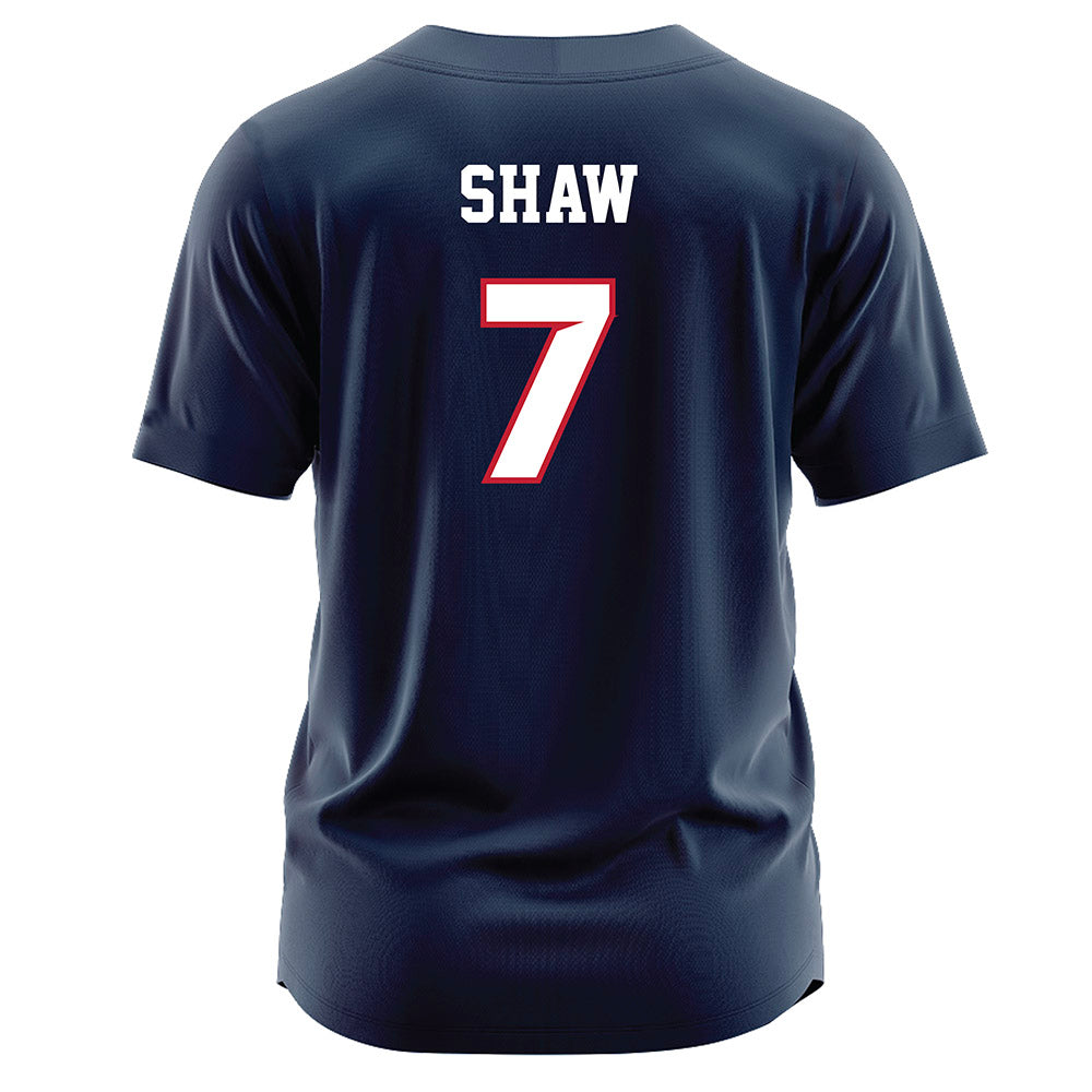 Samford - NCAA Softball : Olivia Shaw - Navy Jersey-1