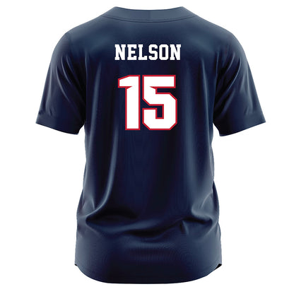 Samford - NCAA Softball : Lindsey Nelson - Navy Jersey