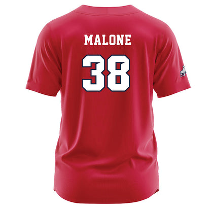 Samford - NCAA Baseball : John Malone - Red Jersey