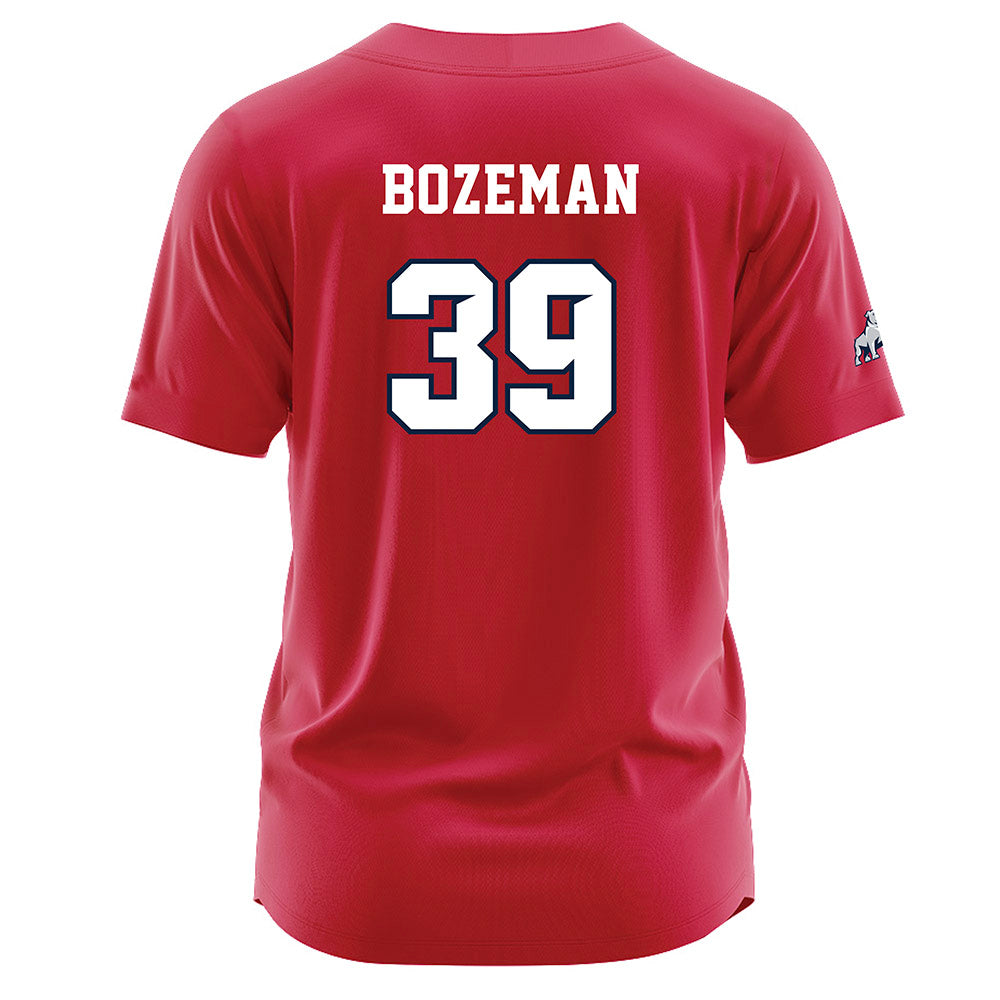 Samford - NCAA Baseball : Charlie Bozeman - Red Jersey-1