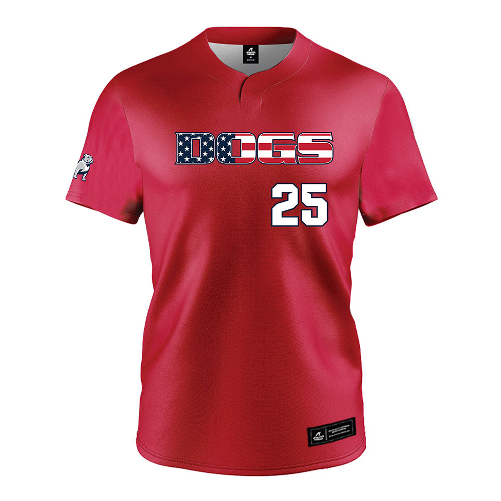 Samford - NCAA Baseball : Joseph Lee - Red Jersey-0