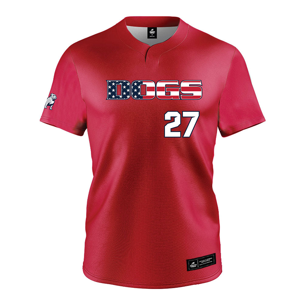 Samford - NCAA Baseball : Jake Souders - Red Jersey-0