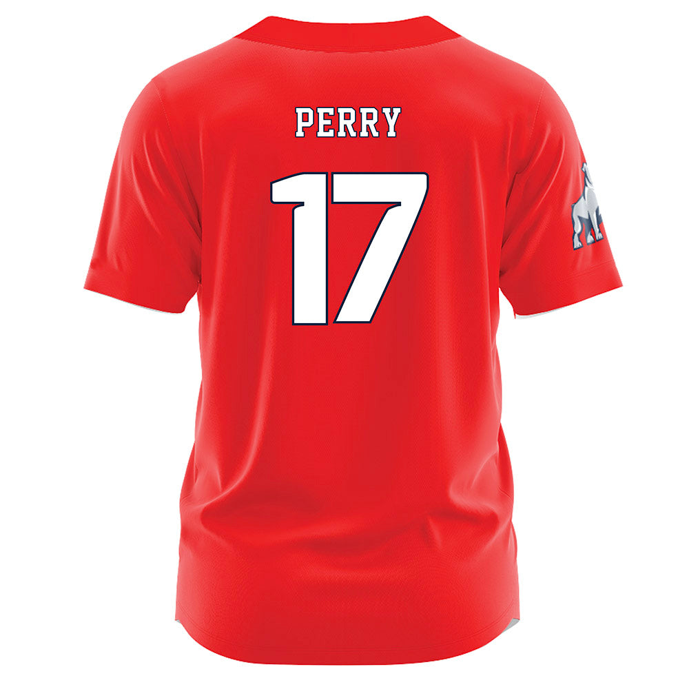 Samford - NCAA Baseball : Hayden Perry - Red Jersey-1