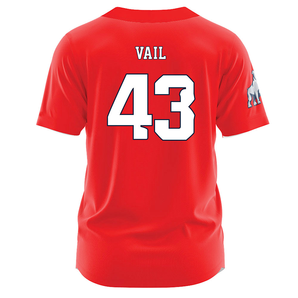 Samford - NCAA Baseball : Bodie Vail - Red Jersey-1