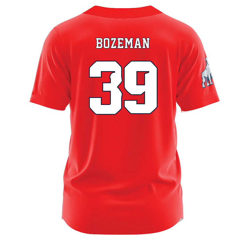Samford - NCAA Baseball : Charlie Bozeman - Red Jersey-1