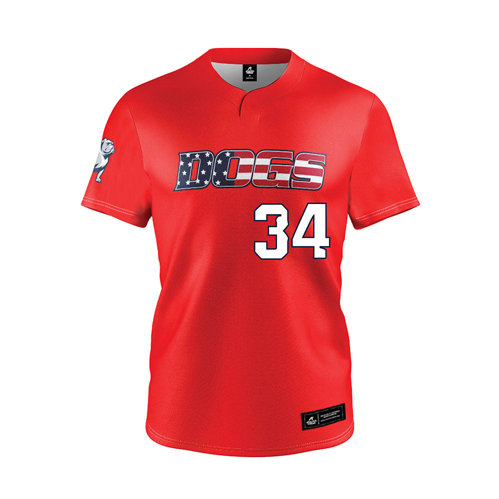 Samford - NCAA Baseball : Everett Marshall V - Red Jersey-0