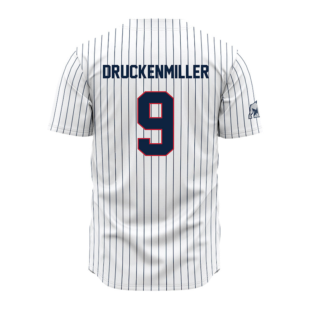 Samford - NCAA Baseball : Drew Druckenmiller - Pinstripe Jersey-1