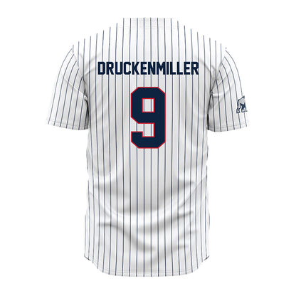 Samford - NCAA Baseball : Drew Druckenmiller - Pinstripe Jersey-1