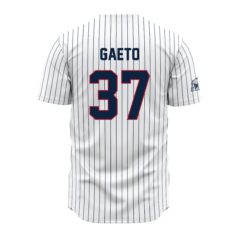 Samford - NCAA Baseball : Alex Gaeto - Pinstripe Jersey-1
